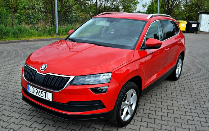 Skoda Karoq cena 82900 przebieg: 109000, rok produkcji 2019 z Dukla małe 407